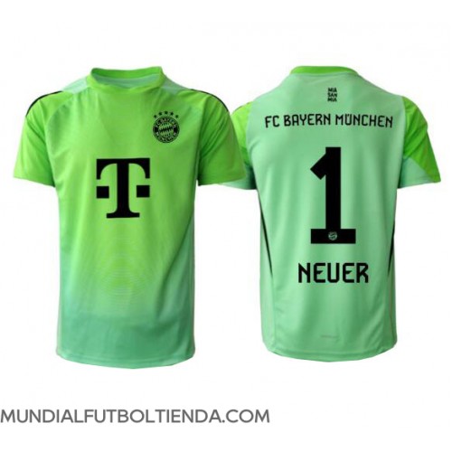 Camiseta Bayern Munich Manuel Neuer #1 Portero Primera Equipación Replica 2025-26 mangas cortas
